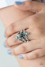 Load image into Gallery viewer, Paparazzi 🔆 Fleur de Fancy - Black Ring
