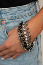 Load image into Gallery viewer, Paparazzi 🔆 Heiress Hustle - Black Bracelet