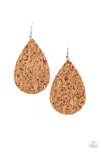 Load image into Gallery viewer, oak-sisters-jewelry-cork-it-over-pink-earrings-paparazzi-accessories-by-lisa