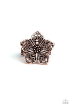 Load image into Gallery viewer, oak-sisters-jewelry-full-bloom-fancy-copper-ring-paparazzi-accessories-by-lisa