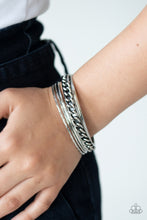 Load image into Gallery viewer, Paparazzi 🔆 A Piece of The Action - Silver Bracelet