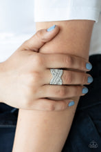 Load image into Gallery viewer, Paparazzi 🔆 Girl Boss Glitter - White Ring