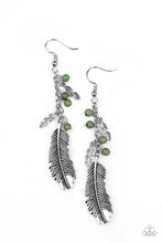 Load image into Gallery viewer, oak-sisters-jewelry-find-your-flock-green-earrings-paparazzi-accessories-by-lisa