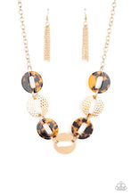 Load image into Gallery viewer, oak-sisters-jewelry-retro-retrograde-brown-necklace-paparazzi-accessories-by-lisa