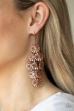 Load image into Gallery viewer, Paparazzi π Star Spangled Shine - Copper Earrings