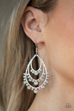 Load image into Gallery viewer, Paparazzi 🔆 Break Out In TIERS - White Earrings