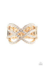 Load image into Gallery viewer, oak-sisters-jewelry-cross-action-couture-gold-ring-paparazzi-accessories-by-lisa