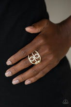 Load image into Gallery viewer, Paparazzi 🔆 Fabulously Frosted - Gold Ring