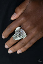 Load image into Gallery viewer, Paparazzi 🔆 Clear-Cut Cascade - Silver Ring