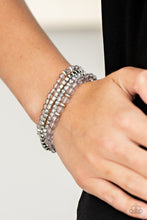 Load image into Gallery viewer, Paparazzi 🔆 Crystal Crush - Silver Bracelet