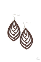 Load image into Gallery viewer, oak-sisters-jewelry-out-of-the-woodwork-brown-earrings-paparazzi-accessories-by-lisa