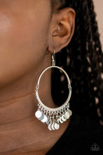 Load image into Gallery viewer, Paparazzi 🔆 Speed of SPOTLIGHT - Silver Earrings