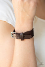 Load image into Gallery viewer, Paparazzi 🔆 Tougher Than Leather - Brown Bracelet