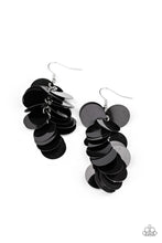 Load image into Gallery viewer, oak-sisters-jewelry-now-you-sequin-it-black-earrings-paparazzi-accessories-by-lisa