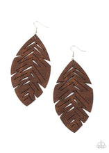 Load image into Gallery viewer, oak-sisters-jewelry-i-want-to-fly-brown-earrings-paparazzi-accessories-by-lisa