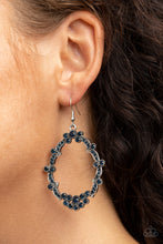 Load image into Gallery viewer, Paparazzi π Sparkly Status - Blue Earrings