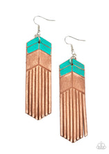 Load image into Gallery viewer, oak-sisters-jewelry-desert-trails-blue-earrings-paparazzi-accessories-by-lisa