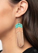 Load image into Gallery viewer, Paparazzi 🔆 Desert Trails - Blue Earrings