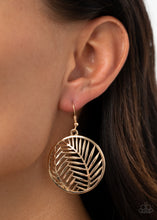 Load image into Gallery viewer, Paparazzi π Palm Perfection - Gold Earrings