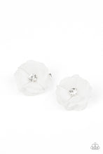 Load image into Gallery viewer, oak-sisters-jewelry-watch-me-bloom-white-hair clip-paparazzi-accessories-by-lisa