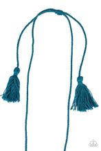 Load image into Gallery viewer, Paparazzi π Between You and MACRAME - Blue Necklace