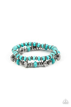 Load image into Gallery viewer, oak-sisters-jewelry-cactus-quest-blue-bracelet-paparazzi-accessories-by-lisa
