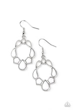 Load image into Gallery viewer, oak-sisters-jewelry-its-rude-to-steer-white-earrings-paparazzi-accessories-by-lisa