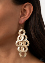 Load image into Gallery viewer, Paparazzi 🔆 Scattered Shimmer - Gold Earrings