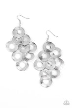 Load image into Gallery viewer, oak-sisters-jewelry-scattered-shimmer-silver-earrings-paparazzi-accessories-by-lisa