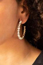 Load image into Gallery viewer, Paparazzi 🔆 Can I Have Your Attention? - Gold Earrings