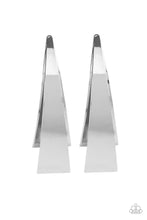 Load image into Gallery viewer, oak-sisters-jewelry-underestimated-edge-silver-post earrings-paparazzi-accessories-by-lisa