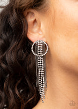 Load image into Gallery viewer, Paparazzi 🔆 Dazzle by Default - Black Post Earrings