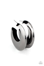 Load image into Gallery viewer, oak-sisters-jewelry-chic-crescento-black-earrings-paparazzi-accessories-by-lisa