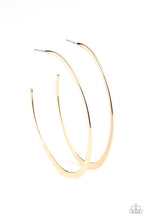 Load image into Gallery viewer, oak-sisters-jewelry-flatlined-gold-earrings-paparazzi-accessories-by-lisa