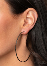 Load image into Gallery viewer, Paparazzi π Very Curvaceous - Black Earrings