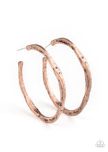 Load image into Gallery viewer, oak-sisters-jewelry-asymmetrical-attitude-copper-earrings-paparazzi-accessories-by-lisa