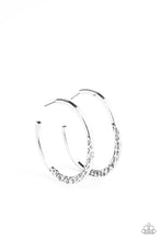 Load image into Gallery viewer, oak-sisters-jewelry-imprinted-intensity-silver-earrings-paparazzi-accessories-by-lisa