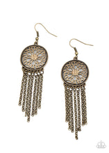 Load image into Gallery viewer, oak-sisters-jewelry-blissfully-botanical-brass-earrings-paparazzi-accessories-by-lisa