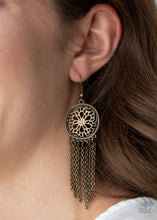 Load image into Gallery viewer, Paparazzi 🔆 Blissfully Botanical - Brass Earrings