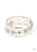 Load image into Gallery viewer, oak-sisters-jewelry-rockin-renegade-white-bracelet-paparazzi-accessories-by-lisa