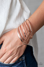 Load image into Gallery viewer, Paparazzi 🔆 Top Of The Heap - Rose Gold Bracelet