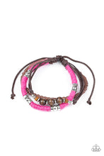 Load image into Gallery viewer, oak-sisters-jewelry-totally-tiki-pink-bracelet-paparazzi-accessories-by-lisa