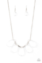 Load image into Gallery viewer, oak-sisters-jewelry-heir-it-out-white-necklace-paparazzi-accessories-by-lisa