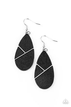 Load image into Gallery viewer, oak-sisters-jewelry-sequoia-forest-black-earrings-paparazzi-accessories-by-lisa