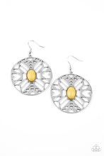 Load image into Gallery viewer, oak-sisters-jewelry-southwest-walkabout-yellow-earrings-paparazzi-accessories-by-lisa
