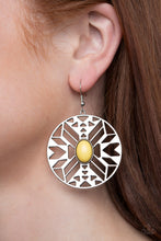 Load image into Gallery viewer, Paparazzi 🔆 Southwest Walkabout - Yellow Earrings