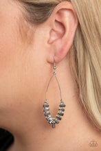 Load image into Gallery viewer, Paparazzi 🔆 Me, Myself, and ICE - Silver Earrings