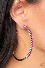 Load image into Gallery viewer, Paparazzi 🔆 Making Rounds - Pink Earrings