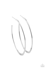 Load image into Gallery viewer, oak-sisters-jewelry-flatlined-silver-earrings-paparazzi-accessories-by-lisa