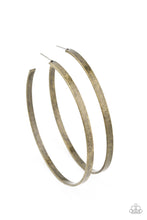 Load image into Gallery viewer, oak-sisters-jewelry-lean-into-the-curves-brass-earrings-paparazzi-accessories-by-lisa